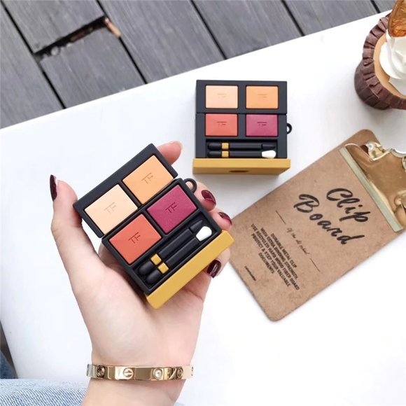 NEW Makeup Eye shadow Apple Airpods 1 2 Pro case - Picture 5 of 6